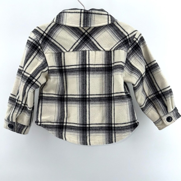 Baby Gap Black and Ivory Wool Shacket - Picture 2 of 4